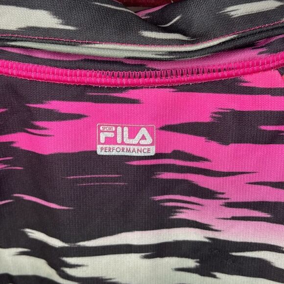 FILA Animal Print Pink Pullover Size Medium - Picture 7 of 8